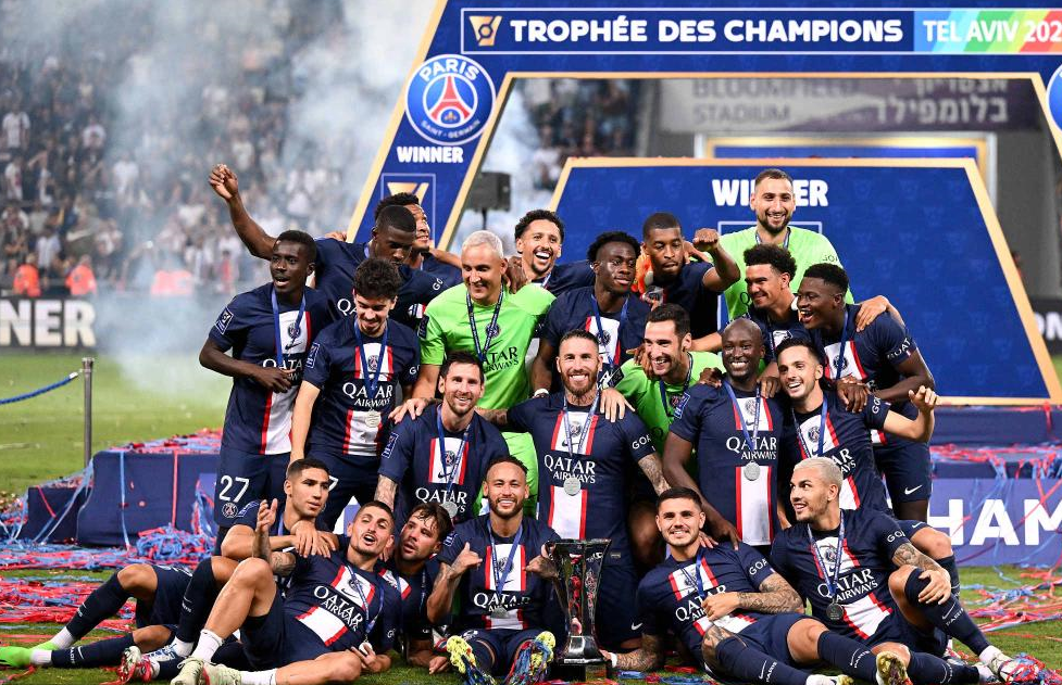 法国超级杯：大巴黎4-0完胜南特迎队史第11冠，内马尔梅开二度
