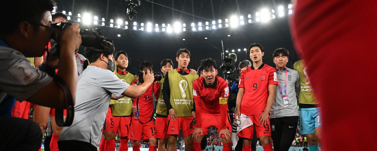 韩国2-1葡萄牙，孙兴慜挺身而出，韩国戏剧性出线