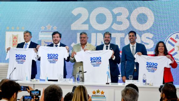 阿根廷、智利、巴拉圭、乌拉圭联合申办2030年世界杯